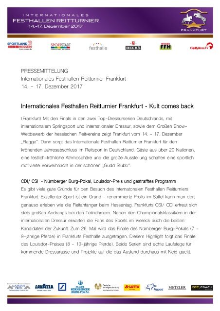 2017-08-29 Internationales Festhallen Reitturnier Frankfurt - Kult comes back