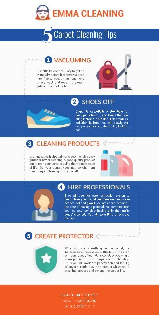 Five-Carpet-Cleaning-Tips-infographic