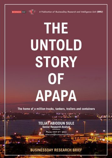 The Untold Story of Apapa latest