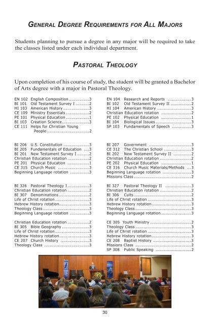 Fairhaven Baptist College Catalog 2017-2019