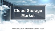 Cloud Storage Market Sample Report PDF