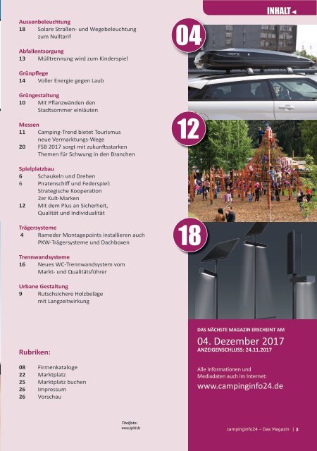 campinginfo24-Das Magazin 3/2017