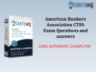 Updated CTFA PDF Practice Test - Instant Download