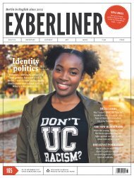 EXBERLINER Issue 165, November 2017