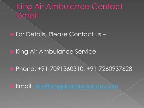 King Air Ambulance Service in Patna with Doctor Facility (1)