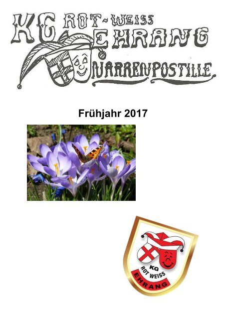Narrenpost Frühjahr 2017