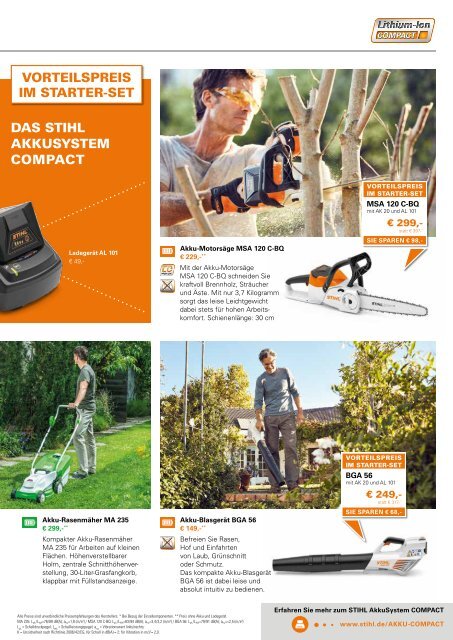 Herbstprospekt Stihl Viking 2017 mit Gutschein SPS