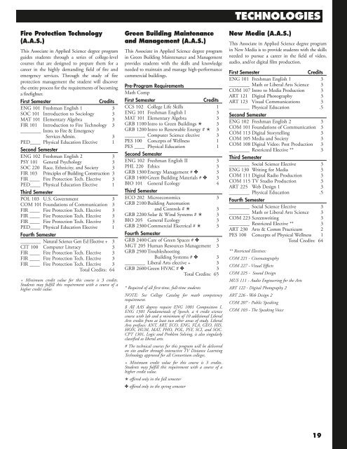 SUNY Orange Academic Program Guide 2017-2018