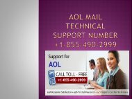 Aol mail support Help number +1-855-490-2999