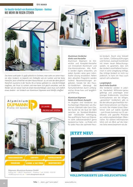 Töfte Regionsmagazin 10/2015