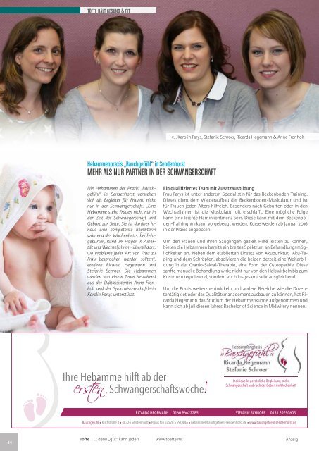 Töfte Regionsmagazin 10/2015