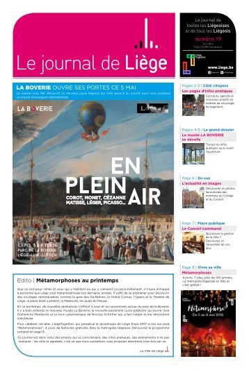 Votre Journal de Liège d'avril 2016