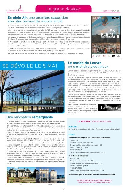 Votre Journal de Liège d'avril 2016