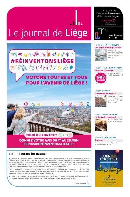 Votre Journal de Liège de juin 2017