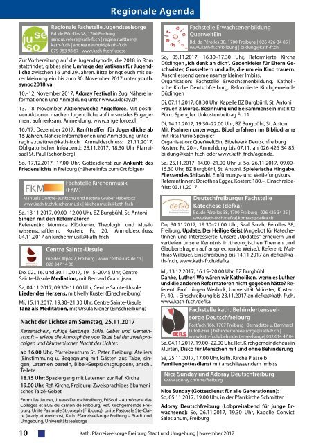 2017-11 Pfarrblatt Freiburg