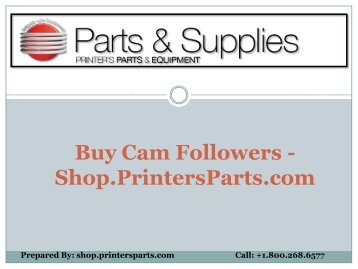 Buy Cam Followers - Shop.PrintersParts.com