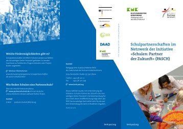 Schulpartnerschaften im Netzwerk der Initiative "Schulen: Partner der Zukunft" (PASCH)