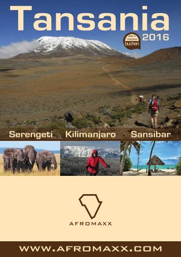 Afromaxx Afrika-Reisen-Katalog 2016