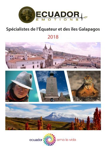 Brochure 2018 Équateur et Galapagos