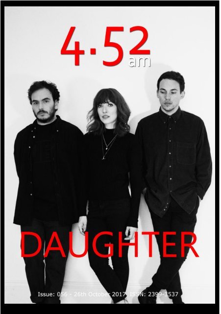 4.52am Issue@ 056 26th October 2017 - The Daughter Issue