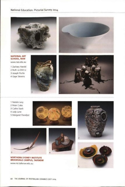 The Journal of Australian Ceramics Vol 53 No 2 July 2014