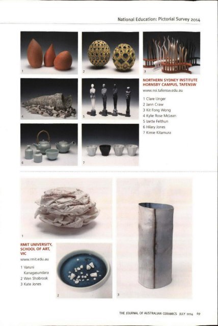 The Journal of Australian Ceramics Vol 53 No 2 July 2014