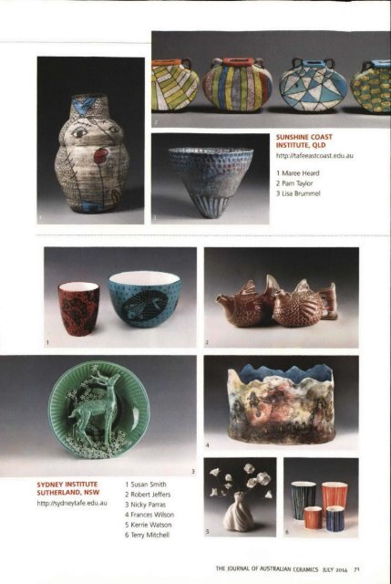 The Journal of Australian Ceramics Vol 53 No 2 July 2014