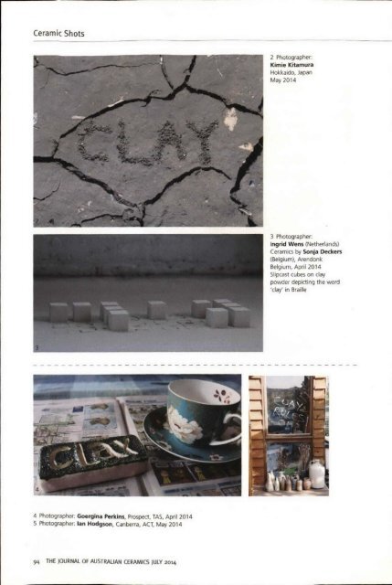 The Journal of Australian Ceramics Vol 53 No 2 July 2014