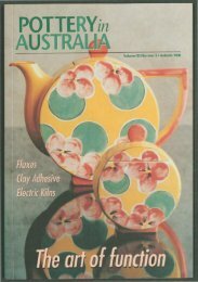 Pottery In Australia Vol 35 No 1 Autumn 1996