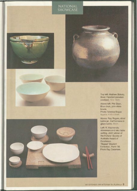 Pottery In Australia Vol 38 No 3 September 1999