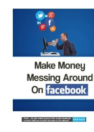 Make Money Messing Around On Facebook