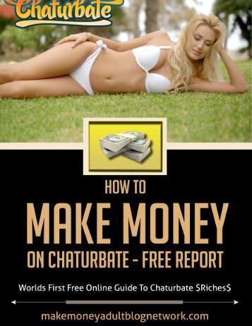 How To Make Money On Chaturbate