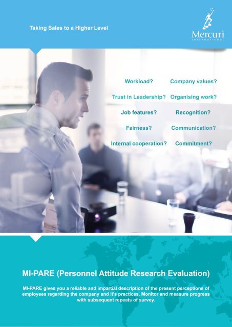 MI-PARE (PERSONNEL ATTITUDE RESEARCH EVALUATION)