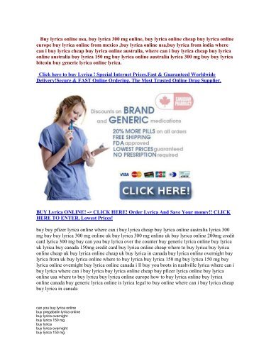 Lyrica online