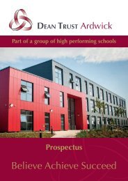 Dean Trust ARDWICK Prospectus