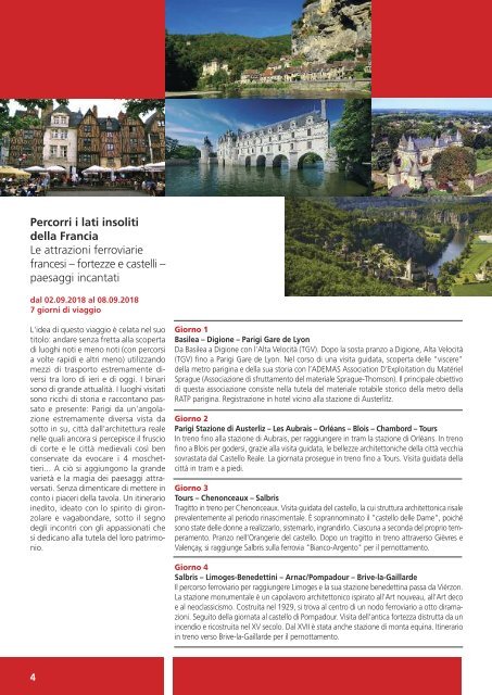 Historia Swiss Catalogo Viaggi 2018