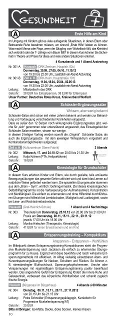 Programm 2012 / 2013 - Arbeiterwohlfahrt Kreisverband Ortenau e.V.