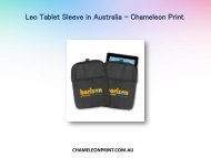 Leo Tablet Sleeve in Australia - Chameleon Print