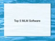 Top 5 MLM Software