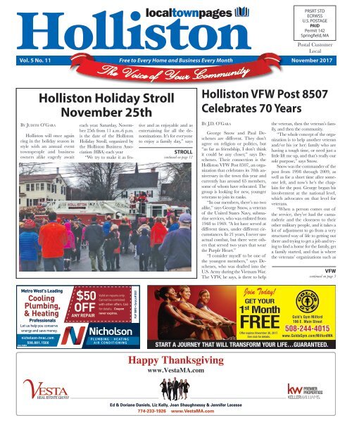 Holliston November 2017