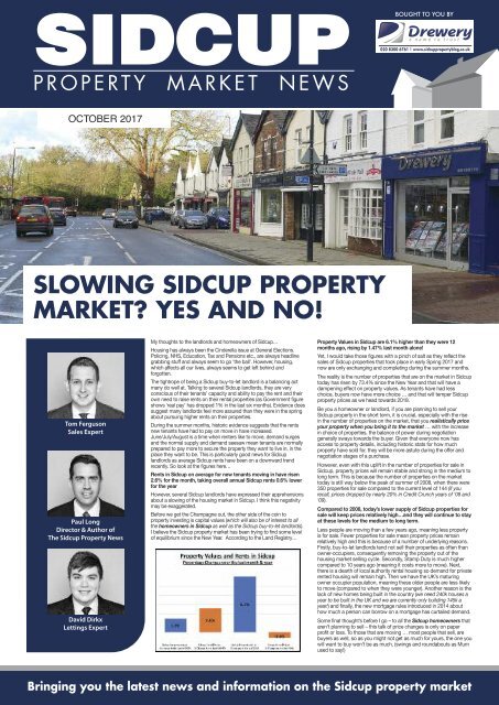SIDCUP PROPERTY NEWS - OCTOBER 2017