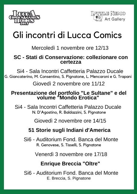 Little Nemo a Lucca Comics & Games 2017 