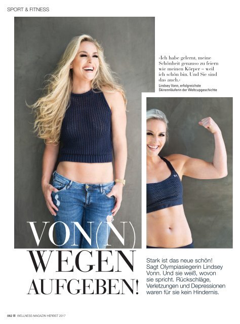 WELLNESS Magazin Exklusiv - Herbst/Winter 2017