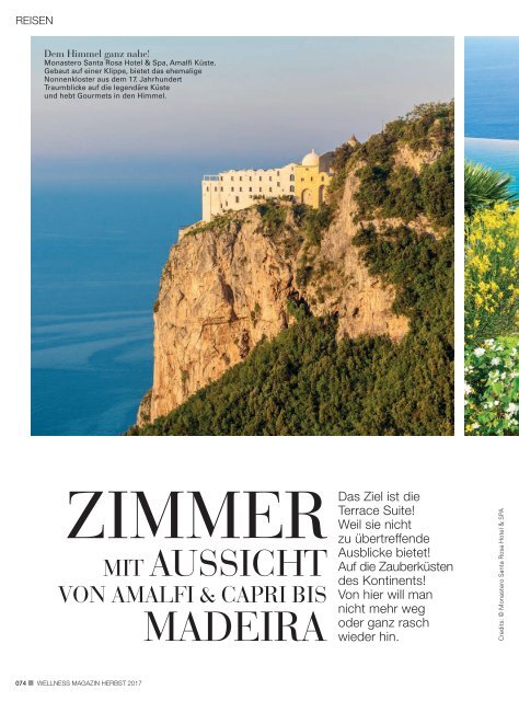 WELLNESS Magazin Exklusiv - Herbst/Winter 2017