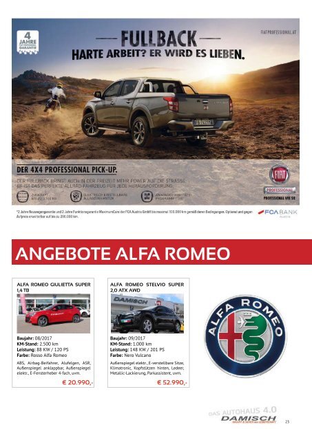 Autohaus Damisch Magazin Winter 2018