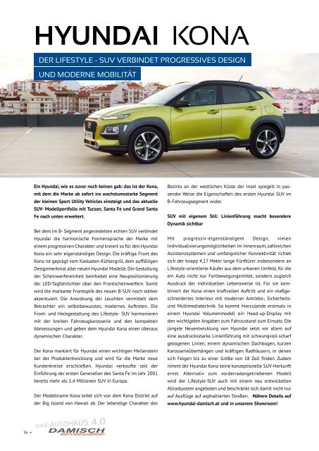 Autohaus Damisch Magazin Winter 2018