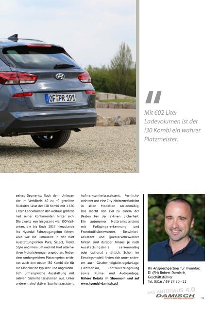 Autohaus Damisch Magazin Winter 2018