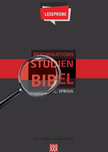 Reformations Studien-Bibel-Leseprobe