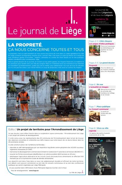 Votre Journal de Liège de novembre 2017