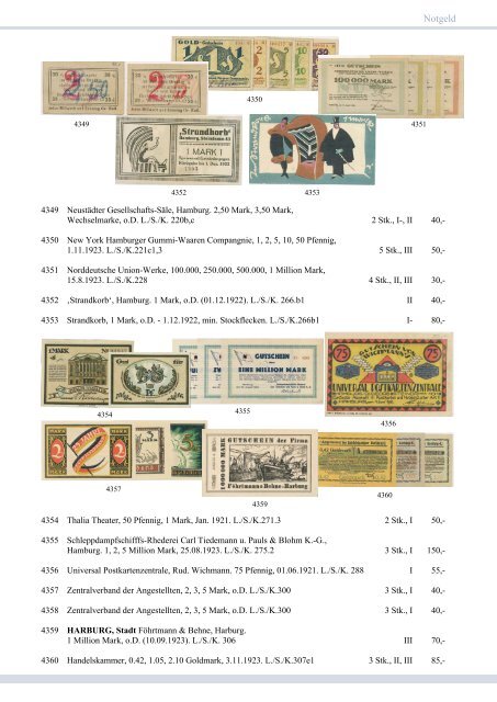 79. Auktion - Banknoten-Spezial  - Emporium Hamburg